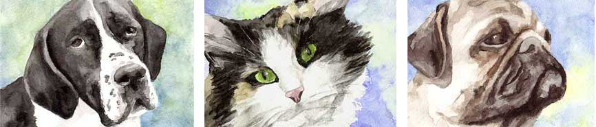 watercolor pet art